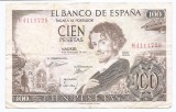 Spania 100 Pesetas 1965 - Gustavo Adolfo B&eacute;cquer, M4111728, P-150