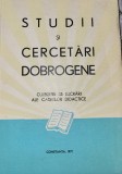 Studii si cercetari dobrogene (Dorbogea, istorie, geografie)
