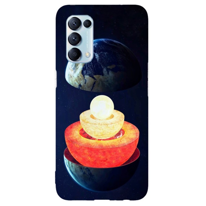 Husa compatibila cu Oppo A5 (2020) model Earth core, Silicon, TPU, Viceversa