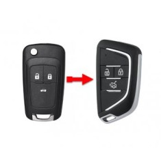 Carcasa cheie compatibila cu Chevrolet Cruze, Epica, Camaro, Opel Astra J, Insignia conversie catre stilul modern, 3 butoane