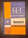 Manual Matematică Aritmetică Algebră clasa VI