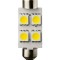 Set 2 becuri auto Vecta cu 4 leduri 12V SV8,5 , 39 mm alb tip sofit AutoDrive ProParts
