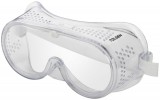 Ochelari Protectie Panoramici Tolsen, Standard CE EN166, PVC Moale, Lentile Policarbonat Rezistente Impact, Transparenta Ridicata