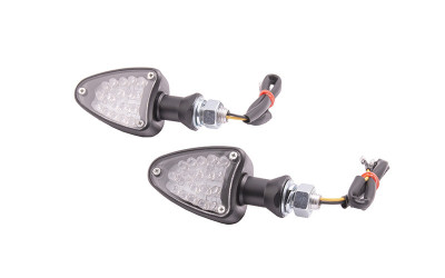 Set semanlizari moto, MRT-015, LED, negru metallic, E-mark Cod Produs: MX_NEW KRZTNL022 foto