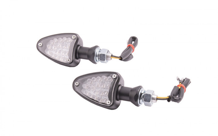 Set semanlizari moto, MRT-015, LED, negru metallic, E-mark Cod Produs: MX_NEW KRZTNL022