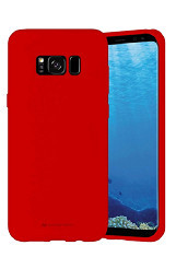 Huse silicon antisoc cu microfibra interior Samsung S8 Plus , S8+ , Rosu foto