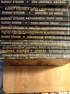 Rudolf steiner,13 cărți,editura univers enciclopedic foto