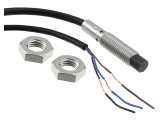 Senzor inductiv OMRON E2B M8 PNP NO 0-4mm 10-30V IP67 cablu 5m oțel inoxidabil