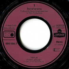 Bananarama - Venus (1985, Metronome) Disc vinil single 7&amp;quot; foto