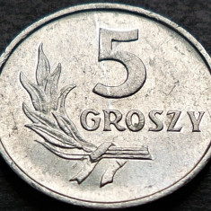 Moneda 5 GROSZY - POLONIA, anul 1971 *cod 2807 B