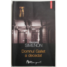 Domnul Gallet a decedat &ndash; Georges Simenon