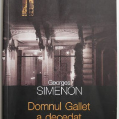 Domnul Gallet a decedat – Georges Simenon
