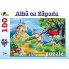 Puzzle 100 piese Alba ca Zapada Refresh foto