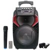 Boxa tip troler, 300 W, 1800 mAh, USB, microfon wireless, Bluetooth, Efecte luminoase LED