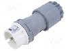 Conector alimentare AC, IEC 60309, IP44, 16A, 42V DC, 3 pini, PCE - 083-12V