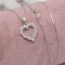 Colier din argint Love Hearts Special ARG257