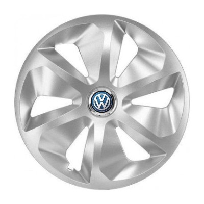 Set 4 Capace Roti Roco Gri R16, pentru Volkswagen foto