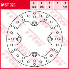 Disc frana fata TRW MST323 - Honda Chiocciola - Dylan - SH (01-08) 125-150cc - frana spate Honda XR 250 R - TRX 400 - NX Dominator