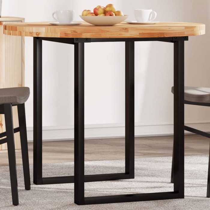 vidaXL Blat de masă rotund, &Oslash;90x4 cm, lemn masiv de acacia