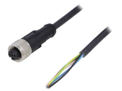 Cablu M12 5 pini 2m IP67 foto