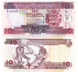 Insulele Solomon 10 Dolari 2008 P-27b UNC