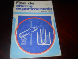 Fise de chimie experimentala pentru licee -Vasile Cristea, 1976