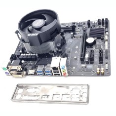 Kit placa de baza AMD GIGABYTE GA-A320M-S2H cu procesor AMD Ryzen 3 2200G 6 CORE 3.5Ghz Socket AM4 cooler inclus!