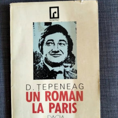 Un Roman La Paris - D. Tepeneag, editura DACIA, 1993, 184 pagini