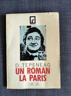 Un Roman La Paris - D. Tepeneag, editura DACIA, 1993, 184 pagini foto