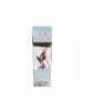 Martisor tip brosa cu model ghiocel cu perle pentru 1 si 8 martie
