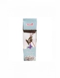 Martisor tip brosa cu model ghiocel cu perle pentru 1 si 8 martie