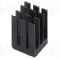 Radiator extrudat, aluminiu, 15mm x 15mm, negru, Advanced Thermal Solutions - ATS-55150W-C1-R0