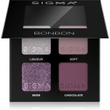 Sigma Beauty Quad paletă cu farduri de ochi culoare Bonbon 4 g
