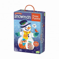 Puzzle de podea in forma de om de zapada Snowman 40 piese foto