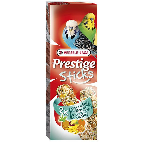 Versele Laga Bastonașe pentru peruși PRESTIGE STICKS 2 bucăți-fructe exotice, 60g