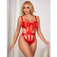 Eross body Gift Bow M/L Red