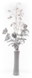 MagicHome Crenguță de Crăciun, MoneyPlant.White, alb, 56x107 cm