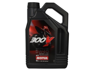 Ulei motor pentru motociclete Motul 300V Factory Line 5W40 4L 300VFL5W404L104115 foto