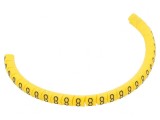 Markere Marcaj Galbene 1,3-3mm PVC 8 Bucăți