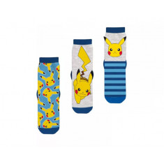 Set 3 perechi sosete Pokemon Pika, Multicolor