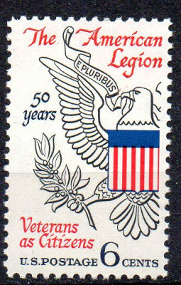 SUA 1969, Aniversari, Asociatia Veteranilor Legiunea Americana, MNH foto