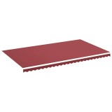 Cumpara ieftin Panza de rezerva copertina, rosu visiniu, 600x350 cm, poliester