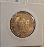 126 Netherlands Antilles, Antilele Olandeze, 1 Gulden 1964, KM#2, argint,, America Centrala si de Sud