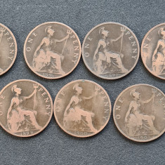 Marea Britanie One penny 1895 1896 1897 1898 1899 1900 1901