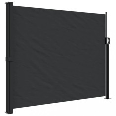 Copertina laterala retractabila, negru, 160x300 cm foto