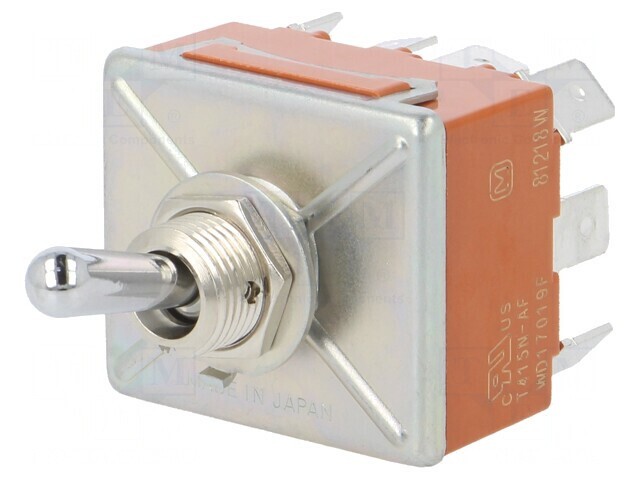 Comutator basculant 2 poziții 4PDT ON-ON 15A 250VAC 30VDC