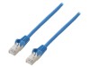 Cablu Patch Cord Ethernet Goobay 5m Cat 5e SF/UTP Albastru RJ45 Dublu Ecranat