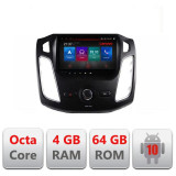 Navigatie dedicata Ford Focus 3 E-150 Octa Core cu Android Radio Bluetooth Internet GPS WIFI DSP 4+64GB 4G CarStore Technology, EDOTEC