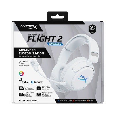 HyperX Cloud Flight 2 WL WHT GAM HS foto