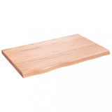 Cumpara ieftin Raft de perete maro deschis 80x50x(2-4) cm lemn stejar tratat